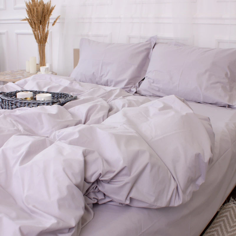 Простынь Poplin Line "054 Light Gray" - 1