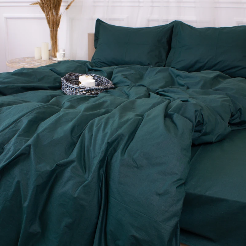 Простынь Poplin Line "091 Emerald" - 5