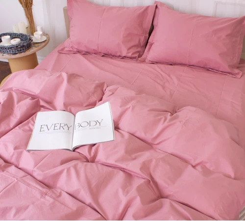 Простынь на резинке Poplin Line "041 Wild rose" - высота 25 см (детские 10 см) - 2