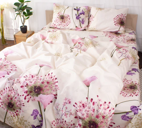 Комплект постельного белья Микрофибра принт 15-0342 Paolina - 2