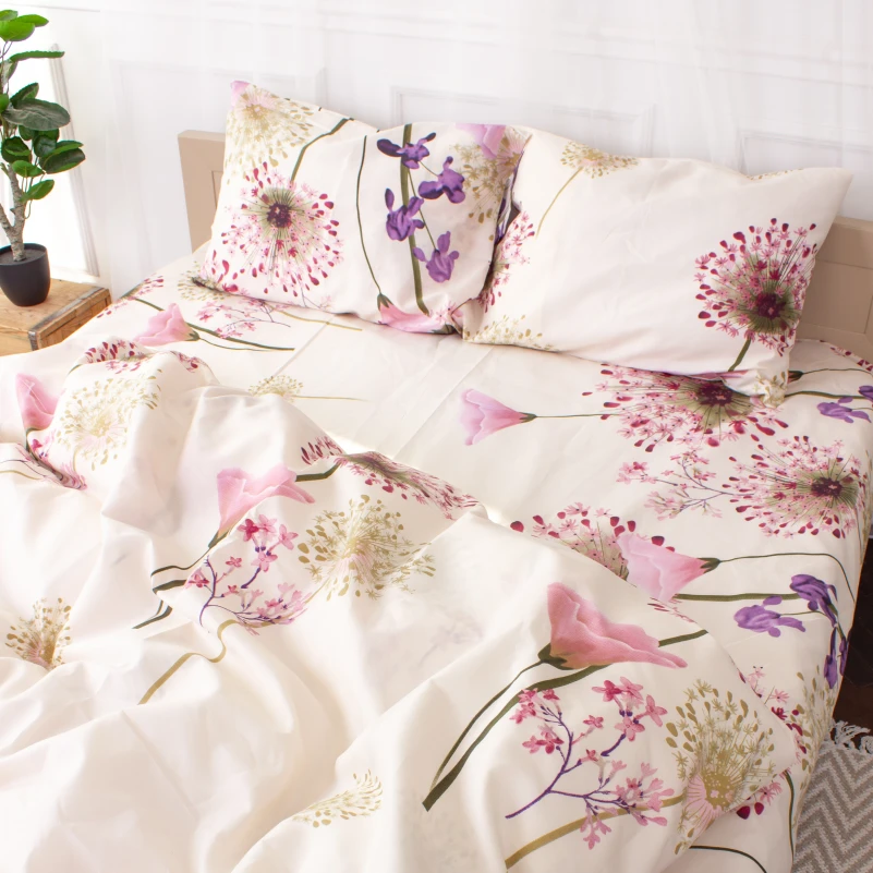 Комплект постельного белья Микрофибра принт 15-0342 Paolina - 4