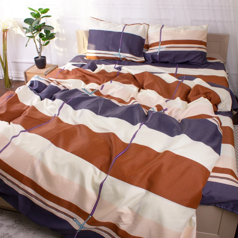 Комплект постельного белья Микрофибра принт 15-0337 Selino - 2