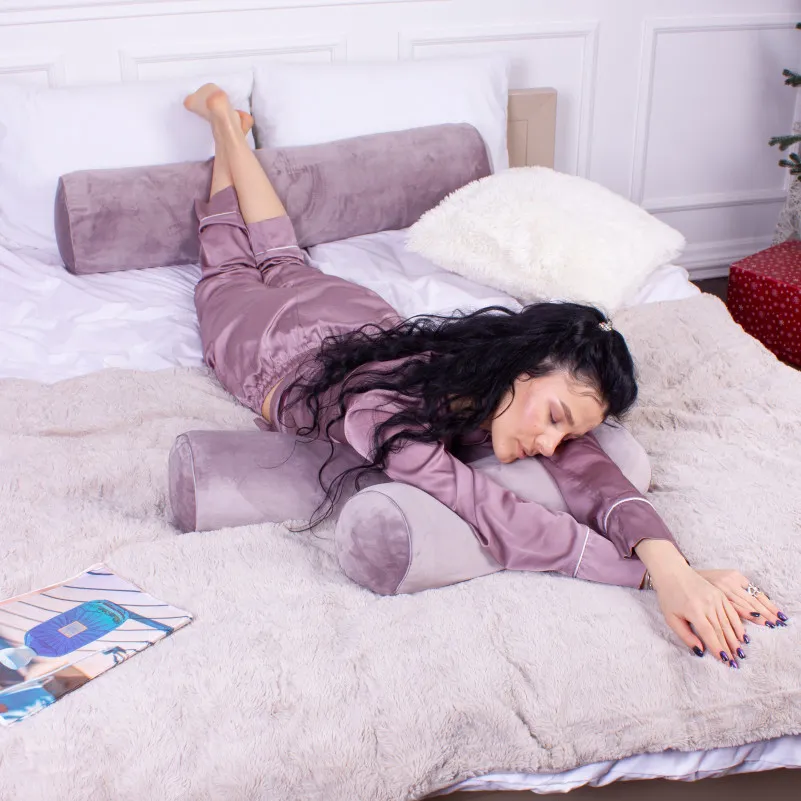 Подушка-валик №8397 Velvet Line 28-0005 Ashen BamBoo - 8