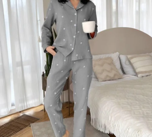 Пижама "Heart" gray