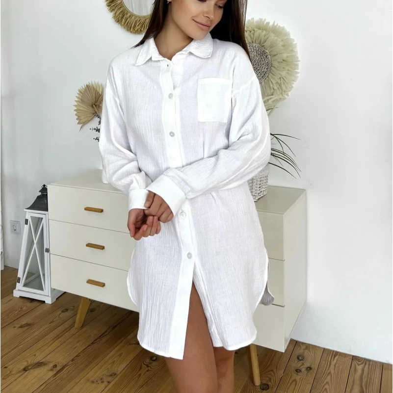 Жіноча сорочка "Lily Night" white