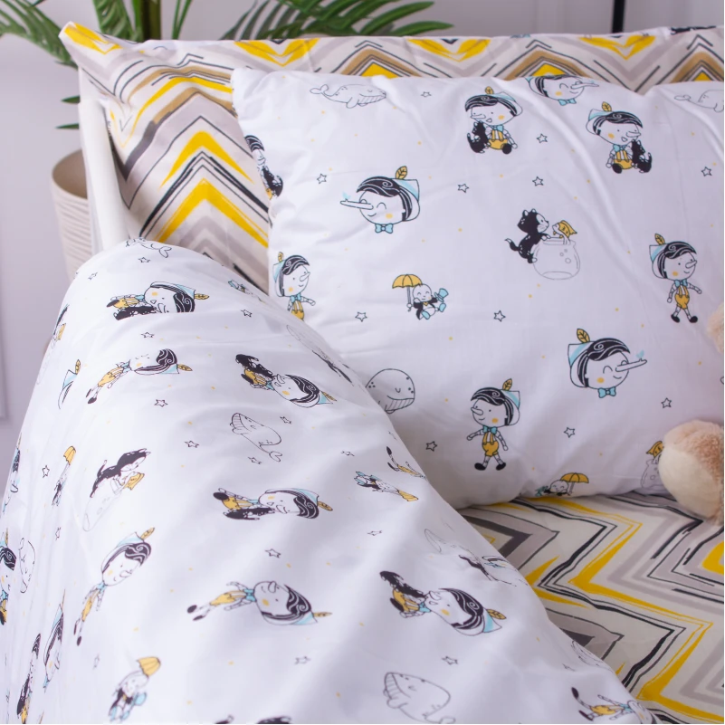 Наволочка детская Бязь Kids Time 18-0003 Pinokio - 4