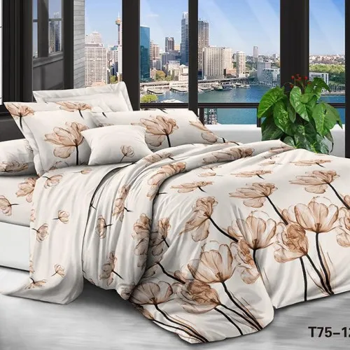 Комплект постільної білизни 100% поліестер 15-0616 Taranto