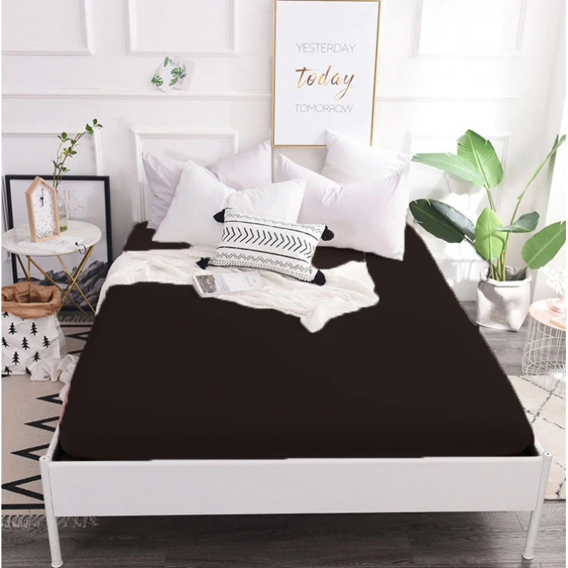 Простынь MirSon Ranforce Elite 16-9000 Black Stone