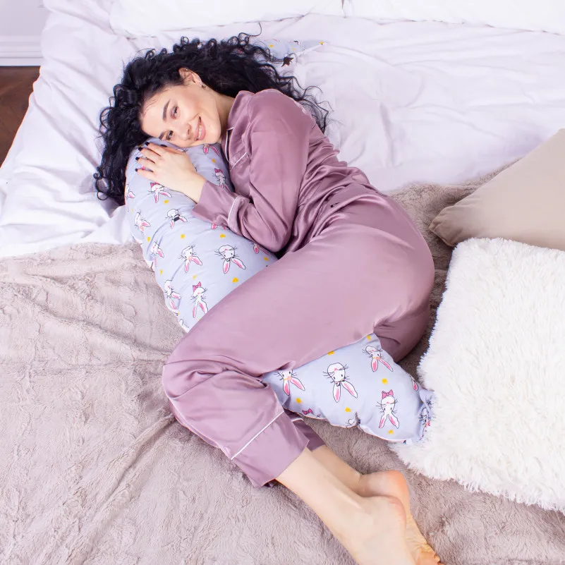 Подушка для вагітних та годування №8638 Print Line 17-0527 Bunnies 100% Memory - 7