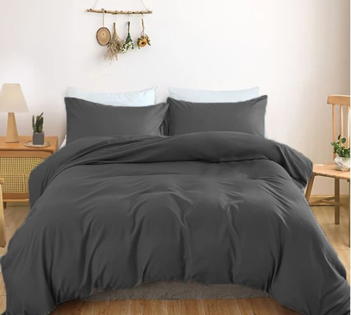 Наволочка Satin Light Pro 10-005 Dark Gray Black Friday - 2