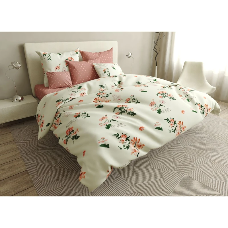 Наволочка Бязь 17-0401 Bird in a cage