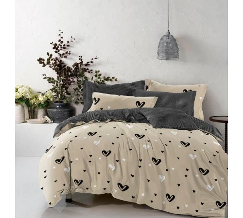 Наволочка Бязь 17-0436 Cream love