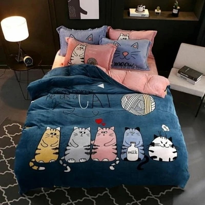Наволочка Бязь 17-0492 Furry cats