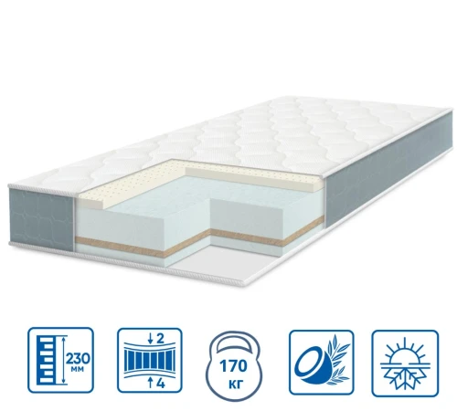 Матрас беспружинный ES Pulson Elit Latex Cocos