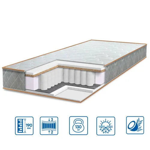 Матрац пружинний "незалежні блоки" ES Ultra 2 в 1