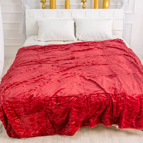 Плед Б №1015 Aurora Red