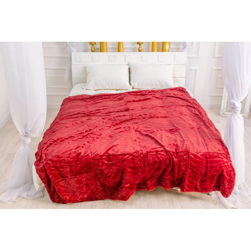 Плед Б №1015 Aurora Red