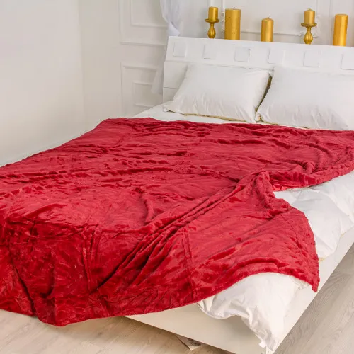 Плед Б №1015 Aurora Red - 2