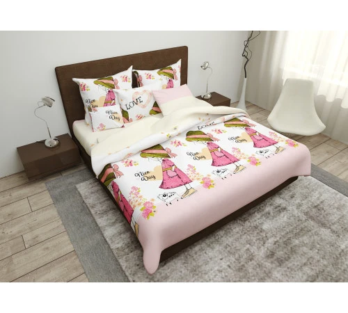 Наволочка Бязь 17-0254 Little Girl