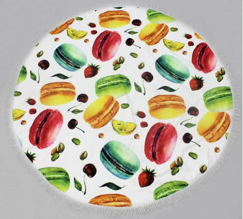Пляжное полотенце №5066 Summer Time Macaroons