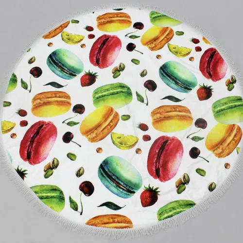 Пляжное полотенце №5066 Summer Time Macaroons