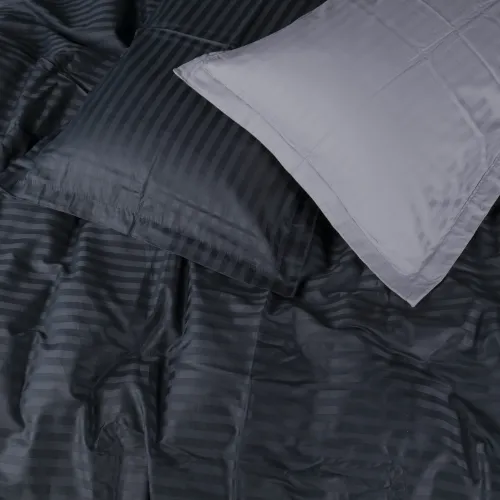 Комплект постельного белья Сатин JUNIOR Satin Stripe 30-0021 + 30-0012 Yamindi - 2