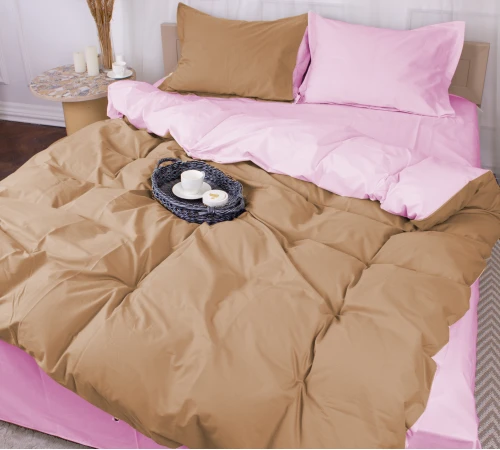 Комплект постільної білизни Poplin Line "018 + 015 Huskar"