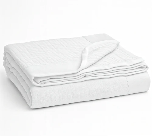 Покрывало №1501 Muslin hug white