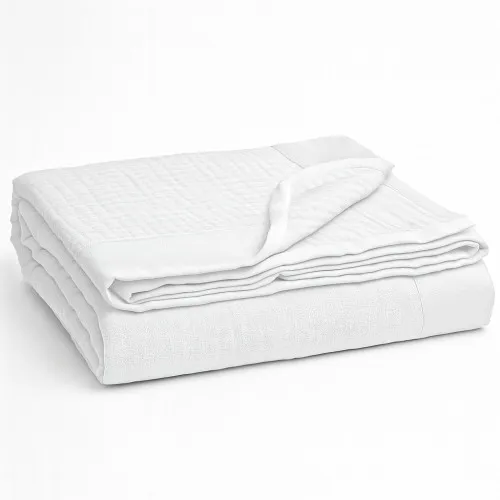 Покривало №1501 Muslin hug white