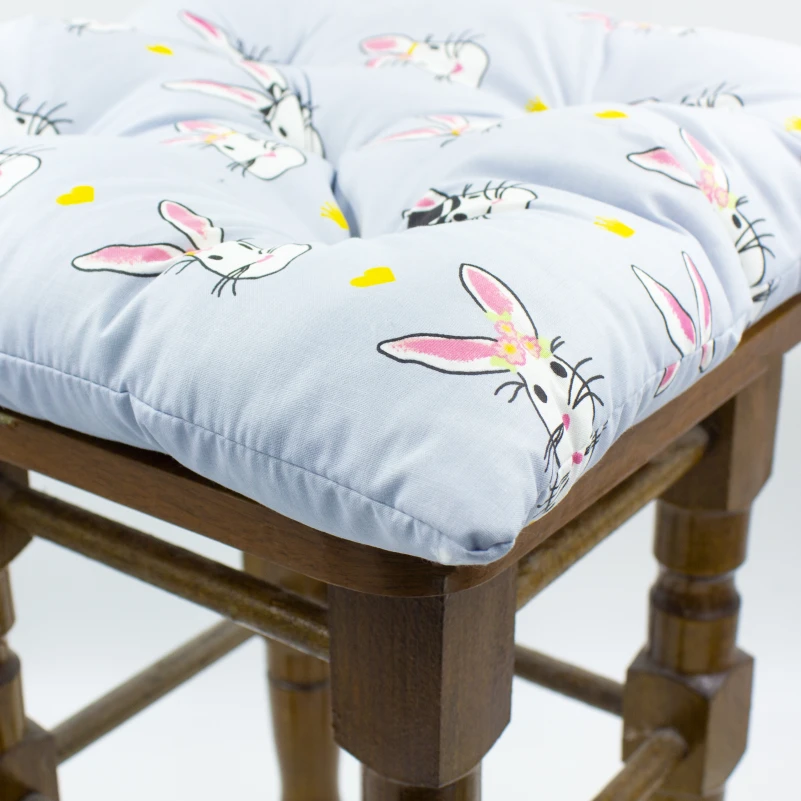 Подушка для стула Бязь Принт 17-0527 Bunnies - 7
