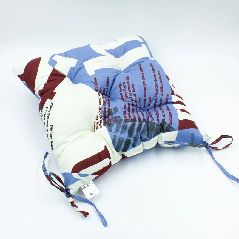 Подушка для стільця Бязь Принт 17-0535 Peggy