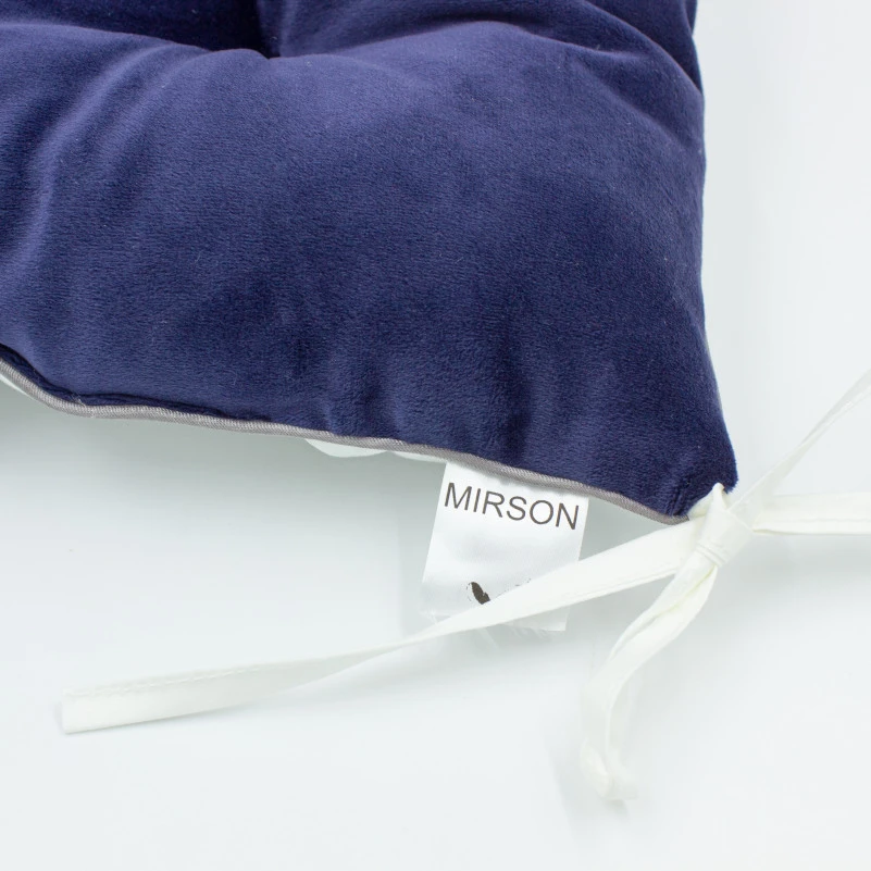 Подушка для стула 28-0006 Navy blue Velvet - 5