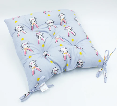 Подушка для стільця Бязь Принт 17-0527 Bunnies