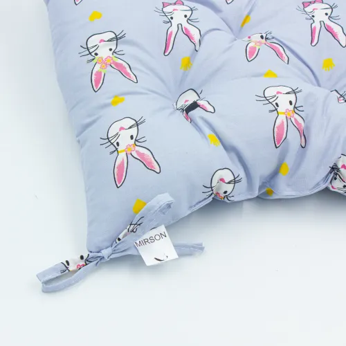 Подушка для стільця Бязь Принт 17-0527 Bunnies - 4