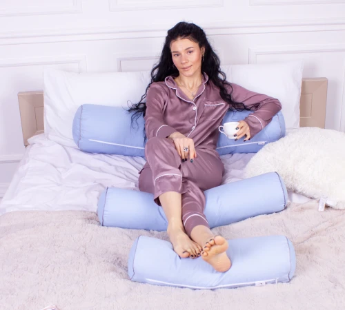 Подушка-валик №8112 Naturale Line 12-4608 Lucretia EcoSilk