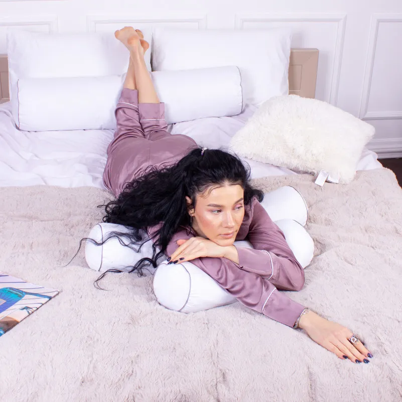 Подушка-валик №8337 Eco Line White BamBoo - 7