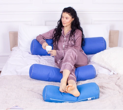 Подушка-валик №8122 Naturale Line 19-4150 Ofelia EcoSilk