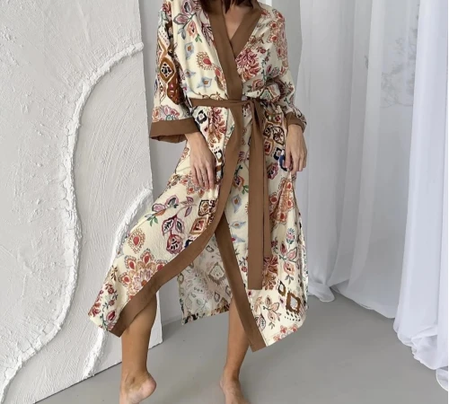 Халат "Soft Meadow" caramel