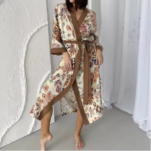 Халат "Soft Meadow" caramel