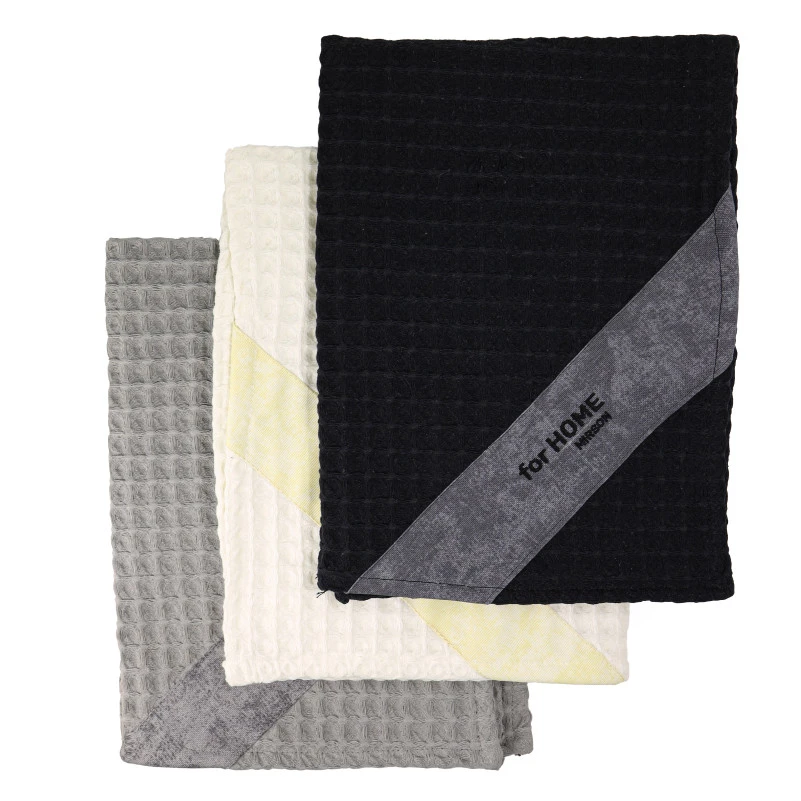 Набір рушників дак/вафля №703 Trio (3 шт)