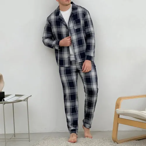 Піжама "Flannel Comfort" dark blue