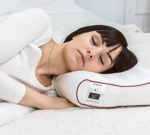 Подушка ортопедическая №7043 Elite Noble stripe Royal Pearl 49*32*10,5 см - 2