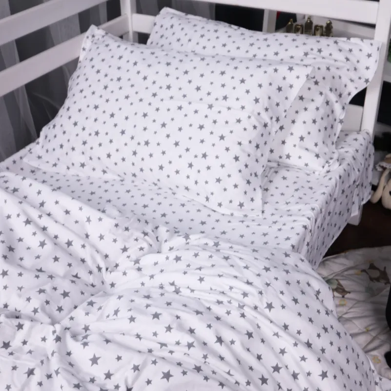 Комплект постельного белья JUNIOR Фланель 016 White Stars - 2
