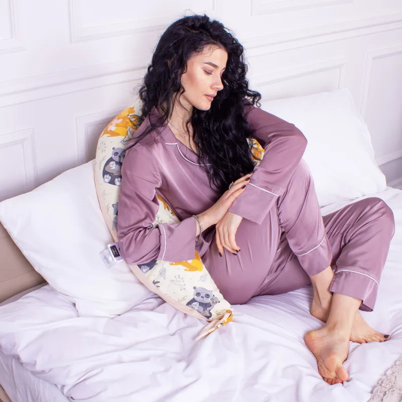 Подушка для вагітних та годування №8659 Print Line 17-0559 Elkasso 100% Memory - 4