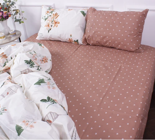 Простирадло MirSon Ranforce Elite 17-0401 Bird in a cage