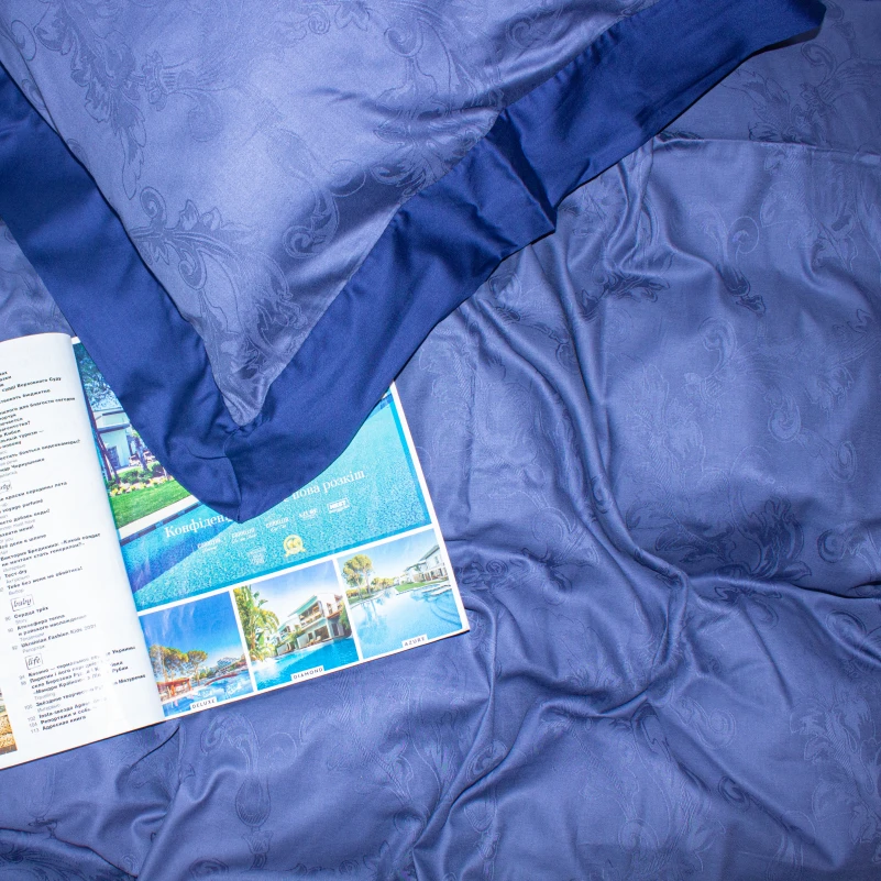 Комплект постільної білизни Сатин ELIT "Raging sea" - 16