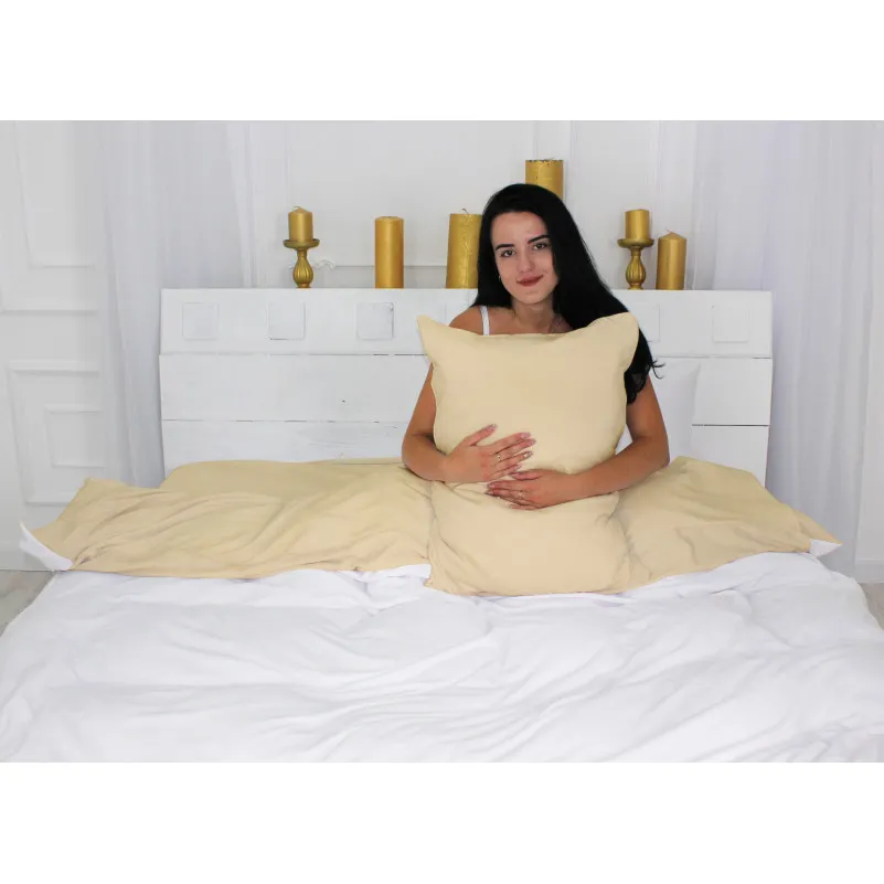 Наволочка Велюр Winter Terry 28-0010 Flax - 4