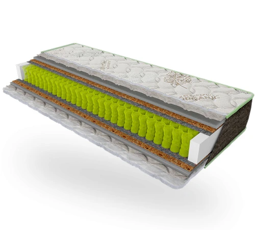 Матрац пружинний "незалежні блоки" Е Sleep&Fly Organic Omega