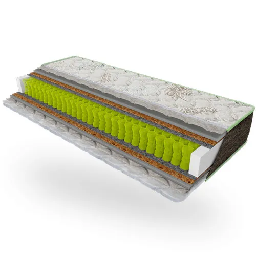 Матрас пружинный "независимые блоки" Е Sleep&Fly Organic Omega