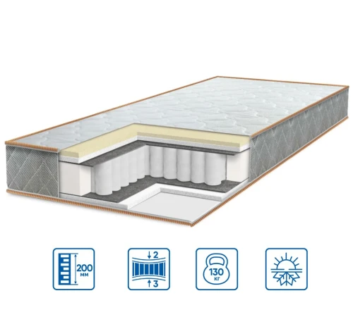 Матрац пружинний "незалежні блоки" ES Ultra Comfort
